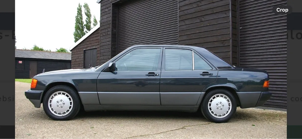 Wanted Mercedes 190E (black over grey) - Image 2