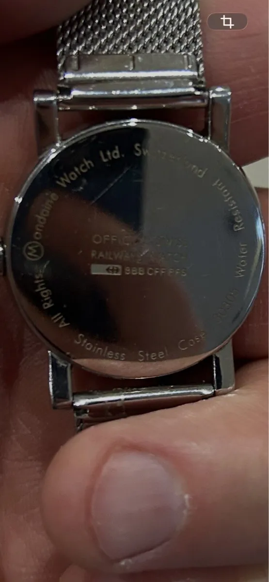 Mondaine Official Swiss Railway Watch 30 mm Stainl - Image 3