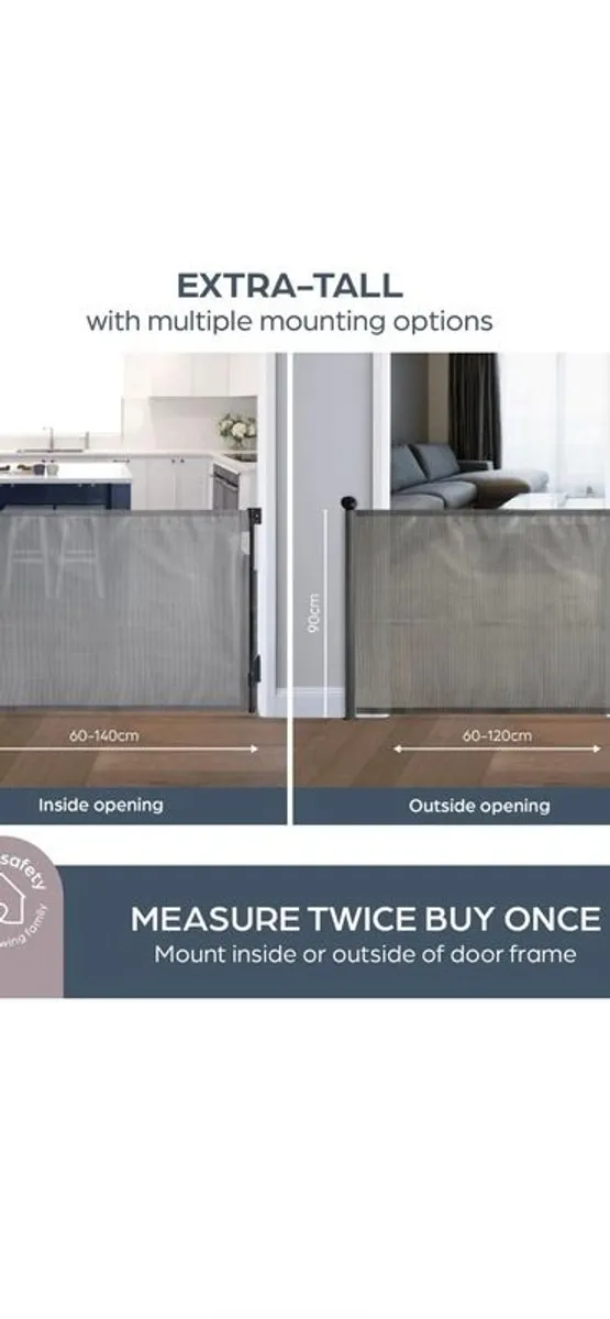 Dreambaby retractable stairgate - never used - Image 3