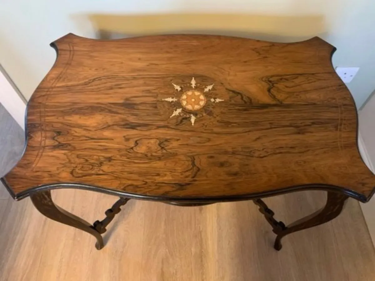 Antique Rosewood Table - Image 2