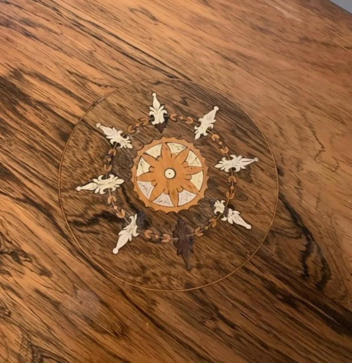 Antique Rosewood Table - Image 3