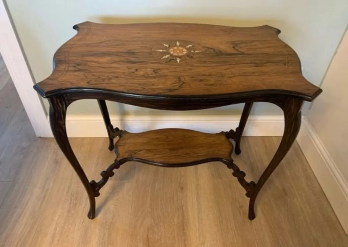 Antique Rosewood Table - Image 1