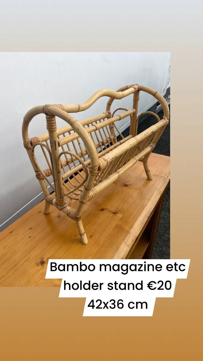 Bambo magazine holder stand - Image 1