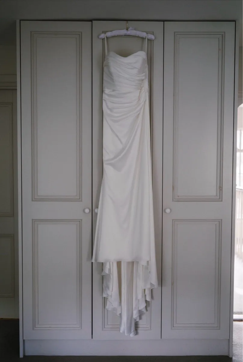 Suzanne Neville Wedding Dress Size 12 - Image 1