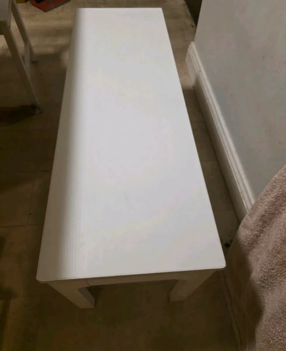 IKEA EKEDALEN White Bench – good Condition - Image 3