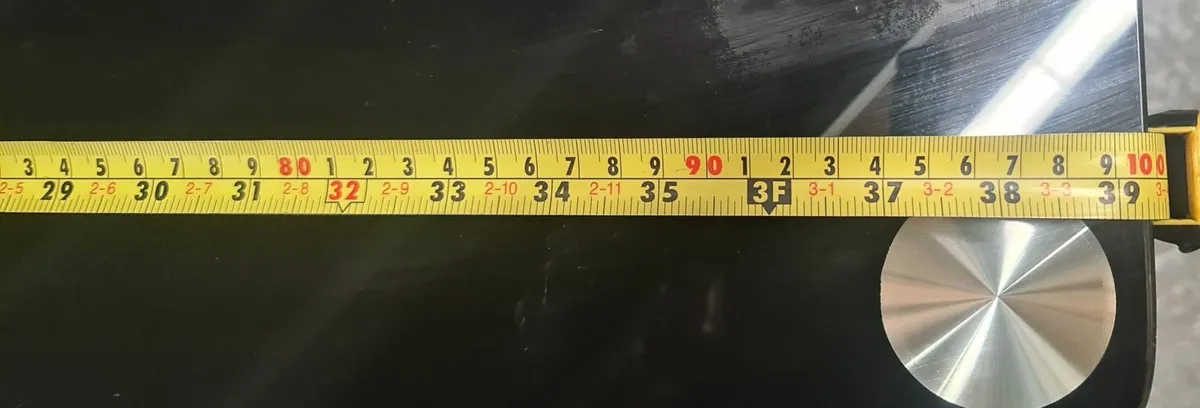 Black Glass TV / Media Stand – 3 Tiers - Image 4