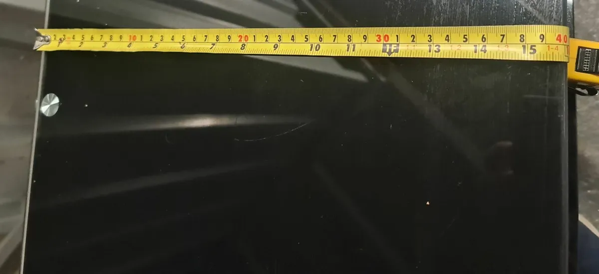 Black Glass TV / Media Stand – 3 Tiers - Image 2