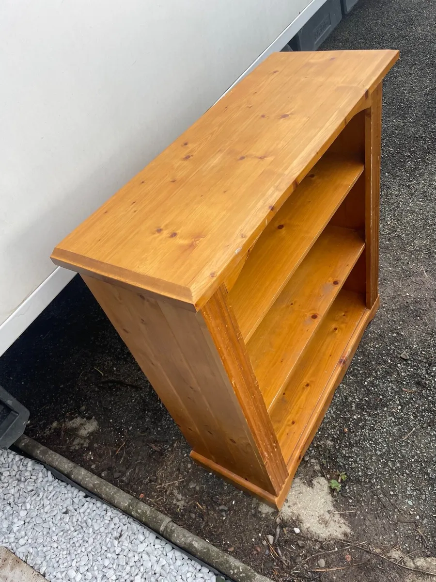 Solid pine book shelf - Image 3