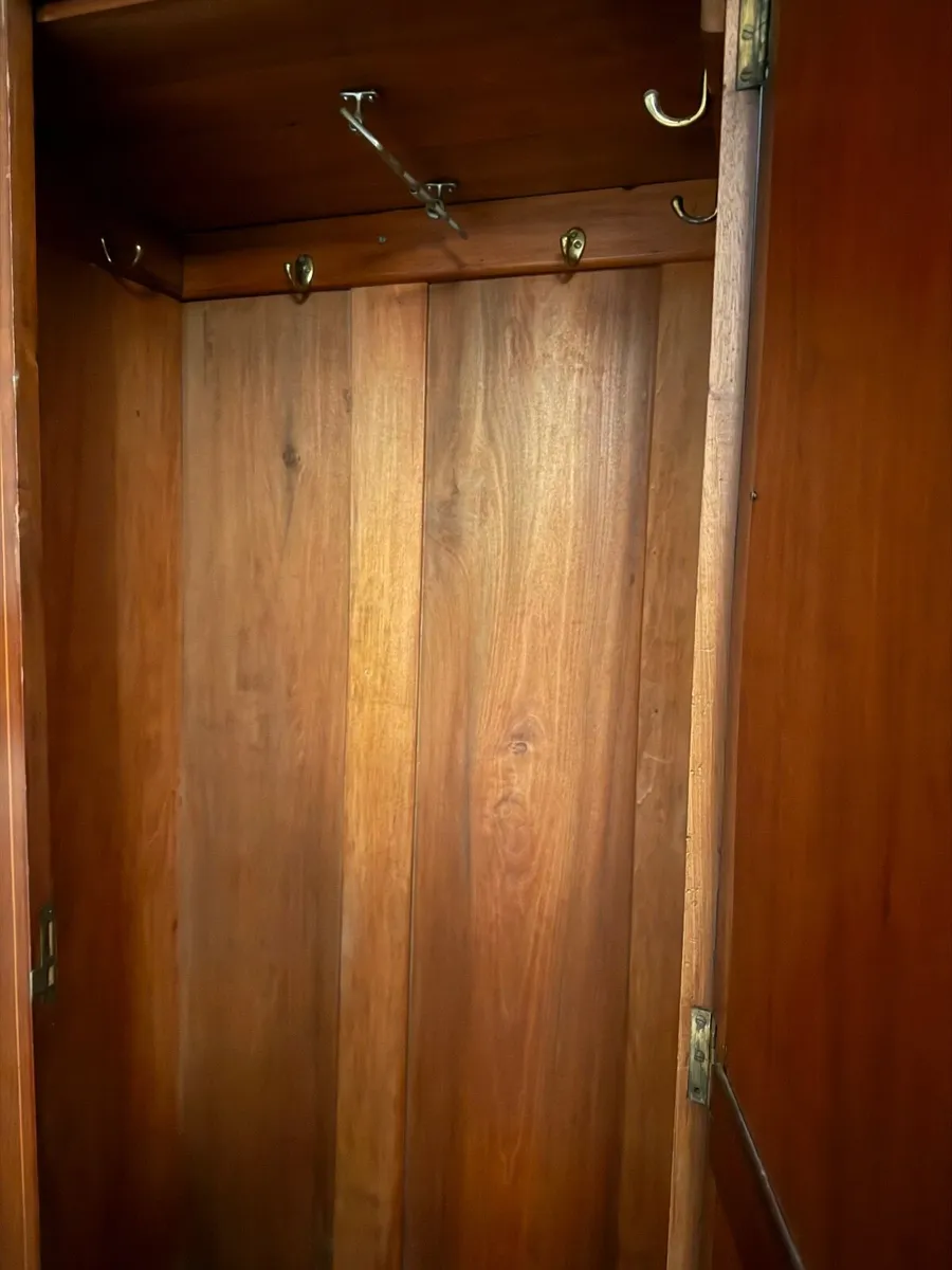 Large mahogany wardrobe - Image 2