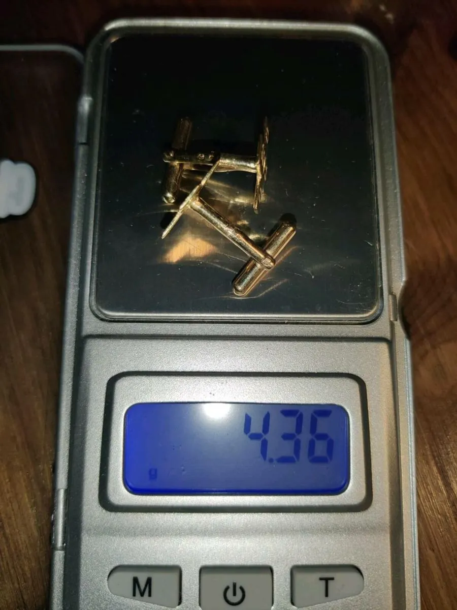 RARE MILLENIUM 2000, 9CT Gold 4.36g Cufflinks ! - Image 2