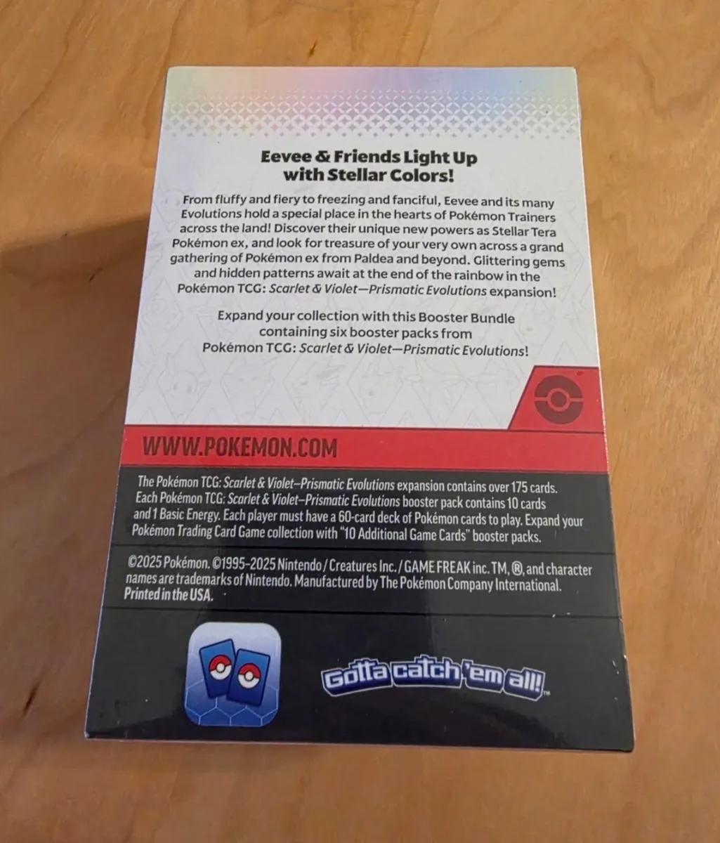 Pokemon Prismatic Evolution Booster Bundle Sealed - Image 2