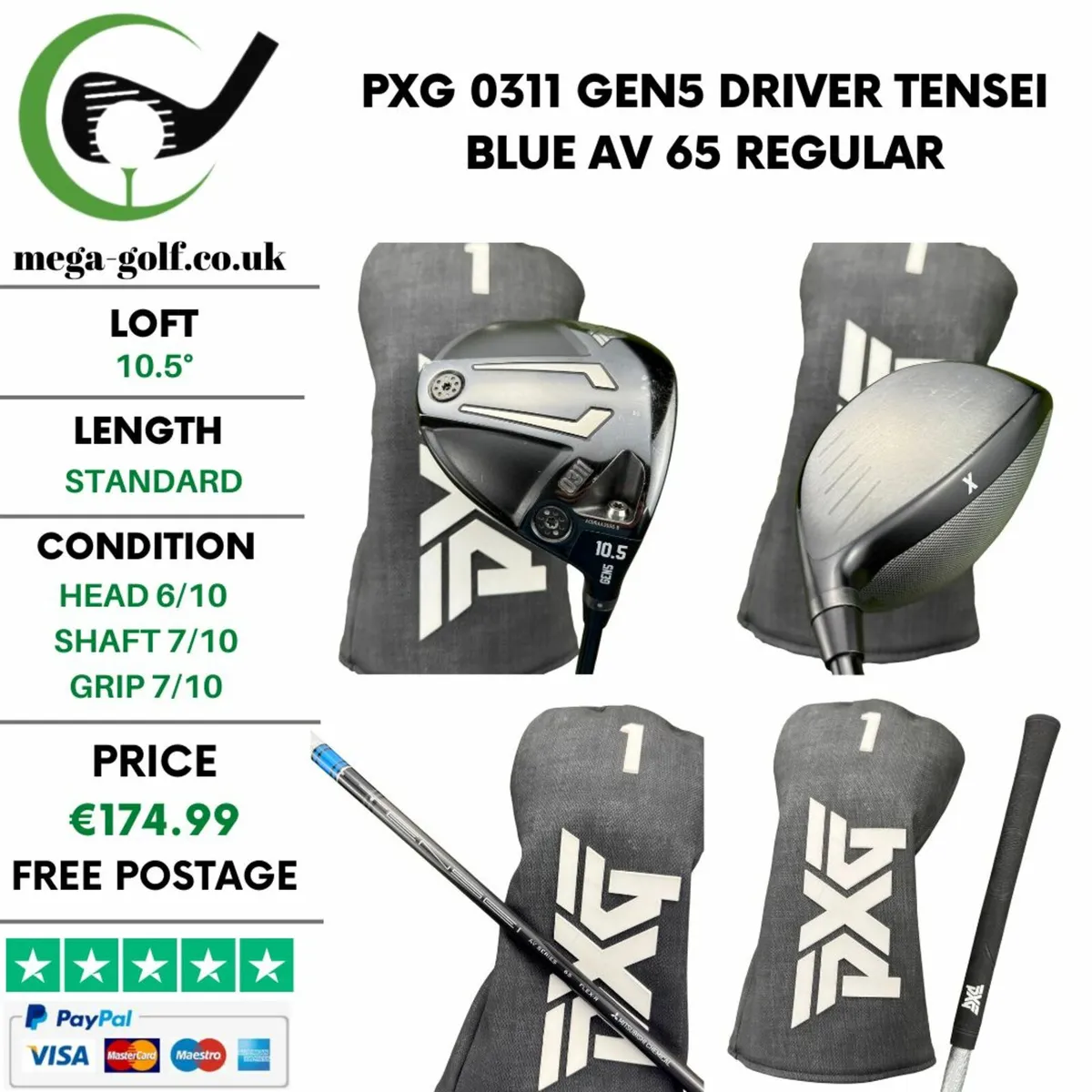 PXG 0311 Gen5 Driver / 10.5° / Regular - Image 1