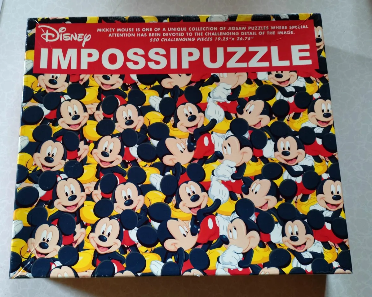 Mickey Mouse Jigsaw Puzzle (550 Pieces) Used. - Image 1