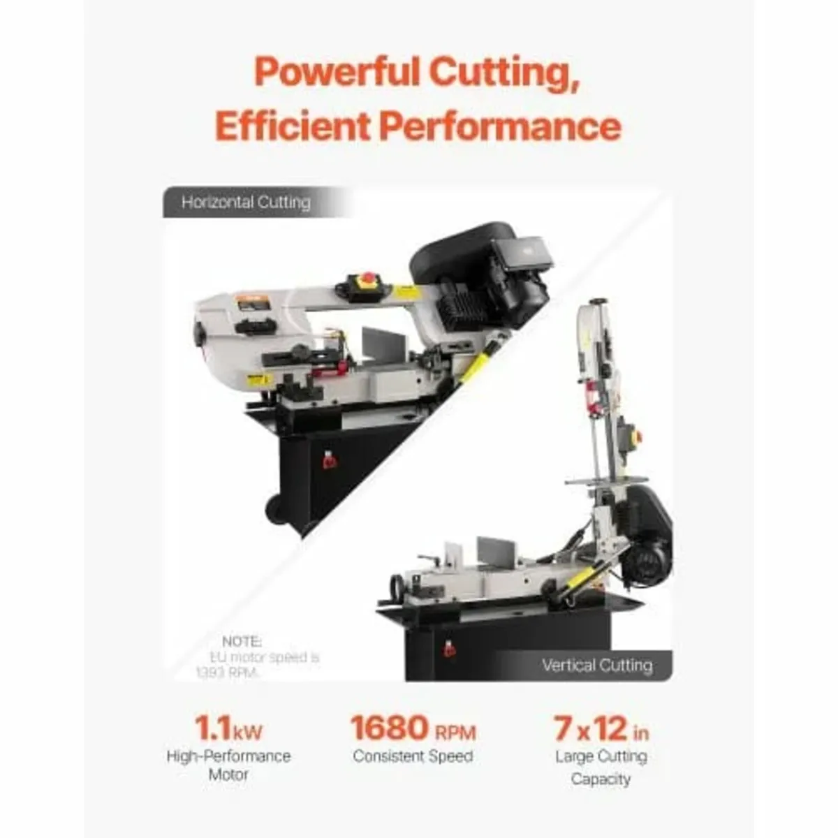 Metal Horizontal Band Saw, 178 x 305 mm(7 x 12 in) - Image 2