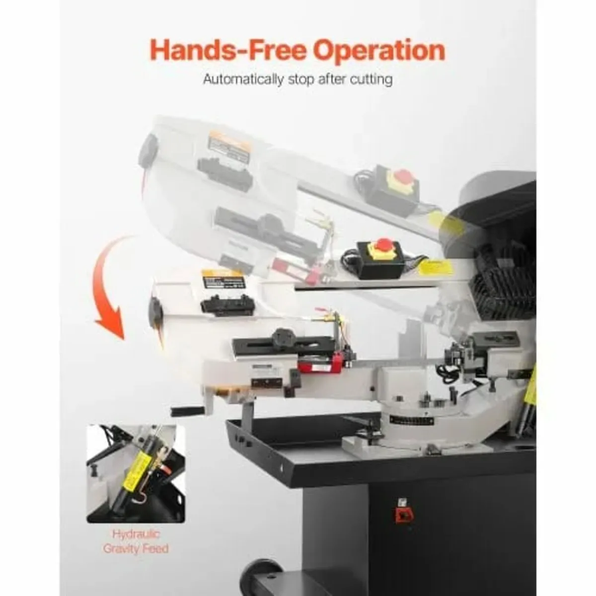 Metal Horizontal Band Saw, 178 x 209 mm(7 x 8.25 i - Image 4