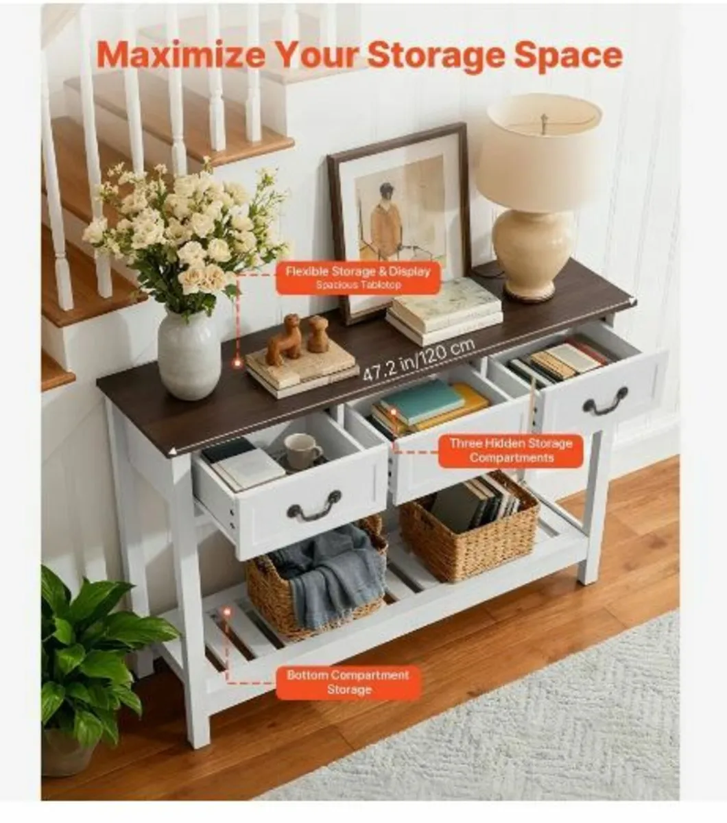 120 cm Console Table - Image 1