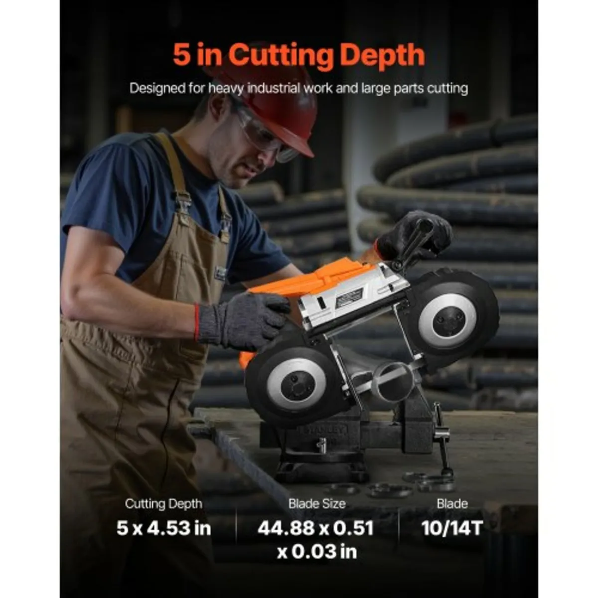 Portable Band Saw, 127 mm x 115 mm Cutting Depth, - Image 4