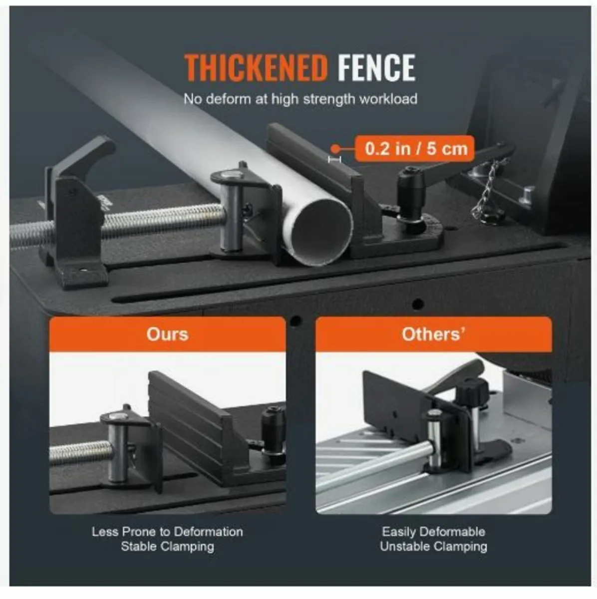 Chop Saw 35.6 cm Mitering Chop Saw for Cutting - Image 2