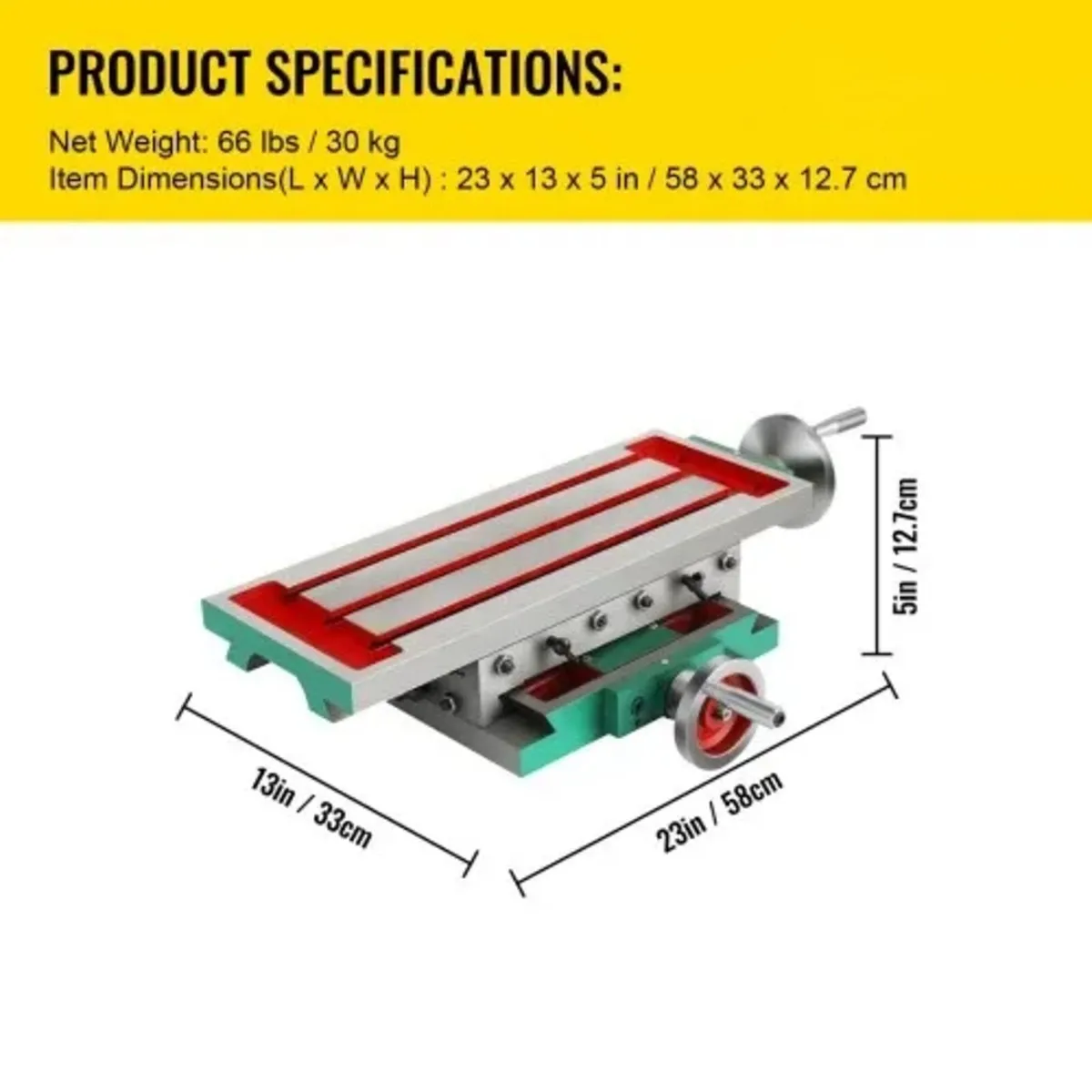Milling Table 17.7×6.7Inch (450 x 170 mm) Compound - Image 4