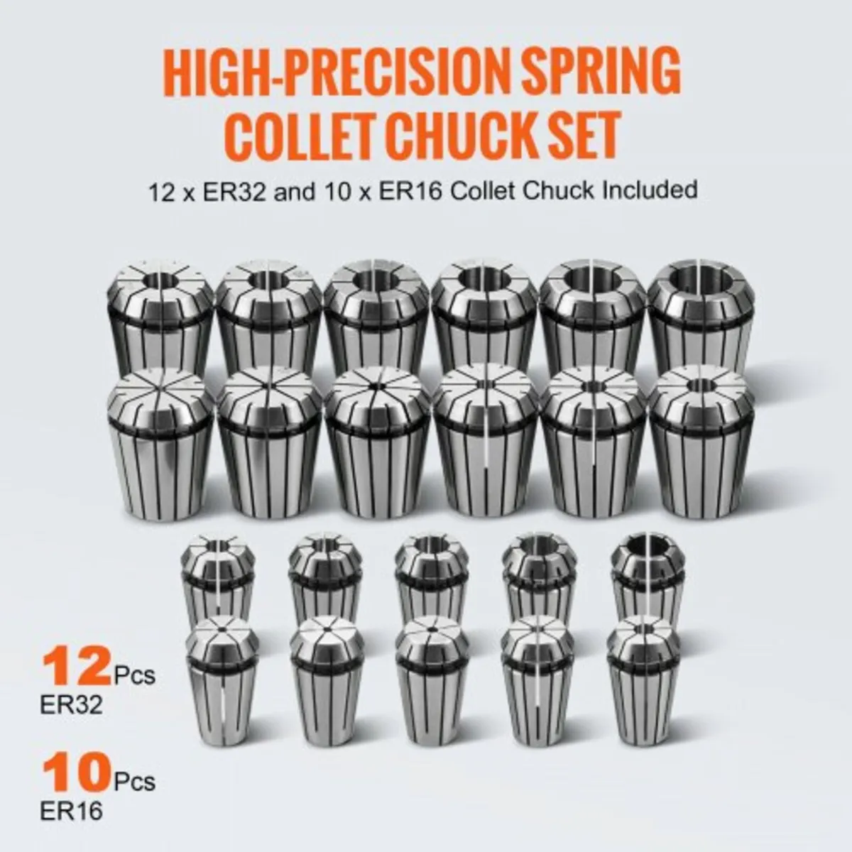 CAT40 Collet Holder ER 16/32 Collet Set, 35 PCs, S - Image 3