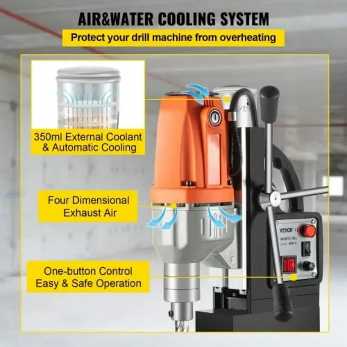 Magnetic Drill 220V-240V Magnetic Drilling Machine - Image 3