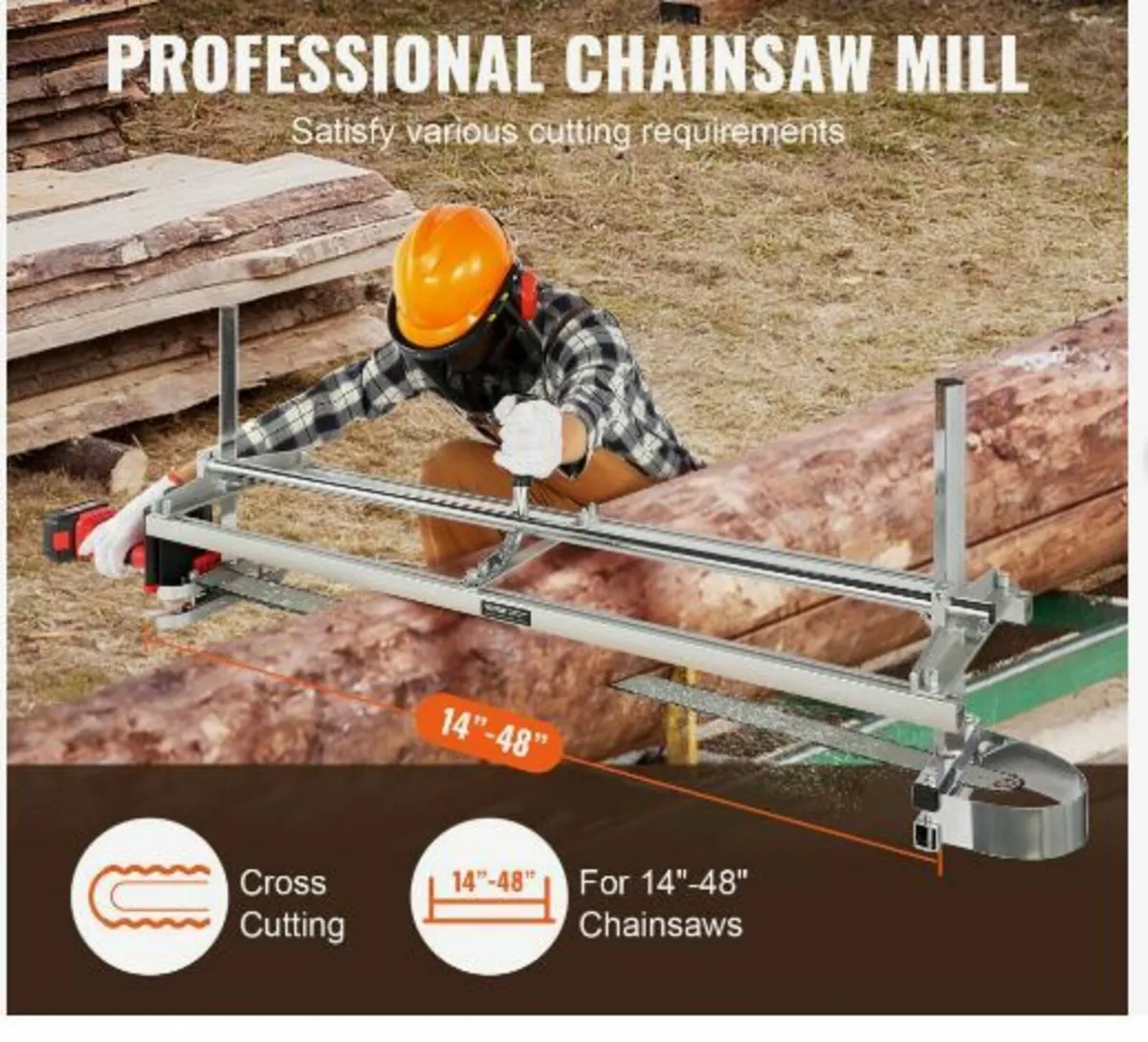 Chainsaw Mill, Portable Sawmill 36 cm-122 cm - Image 1