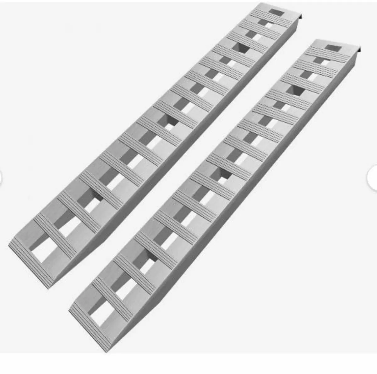 213.4 cm x 35.6 cm Aluminum Loading Ramps - Image 1
