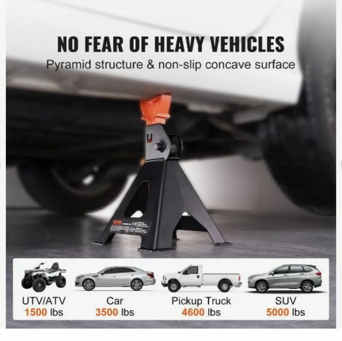 Jack Stands, 3 Ton (6,000 lbs) Capacity - Image 4