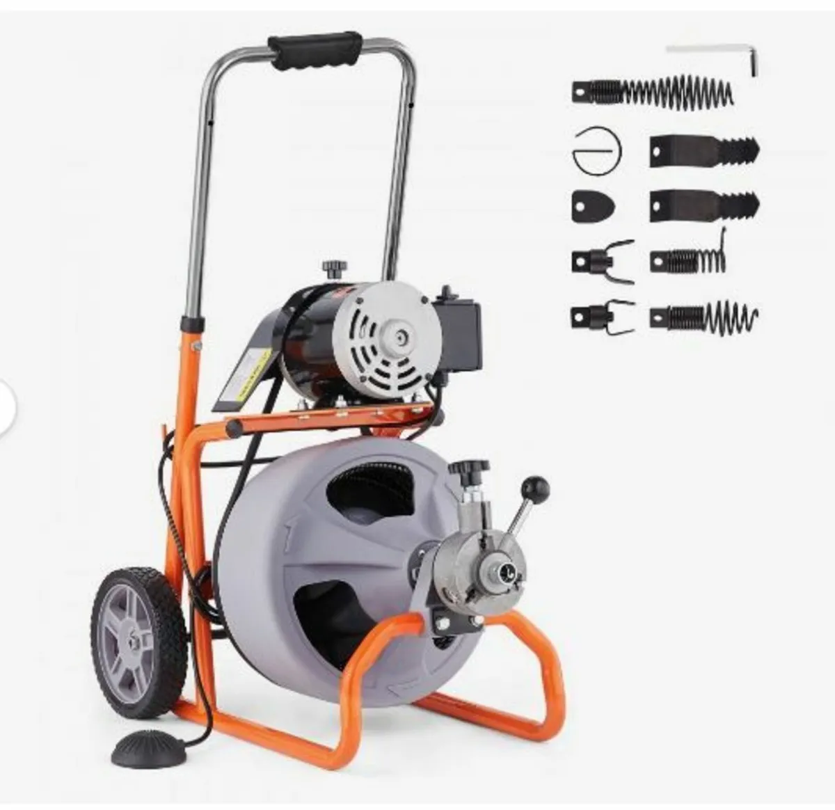 Drain Cleaner Machine 75FT x 3/8 Inch - Image 1