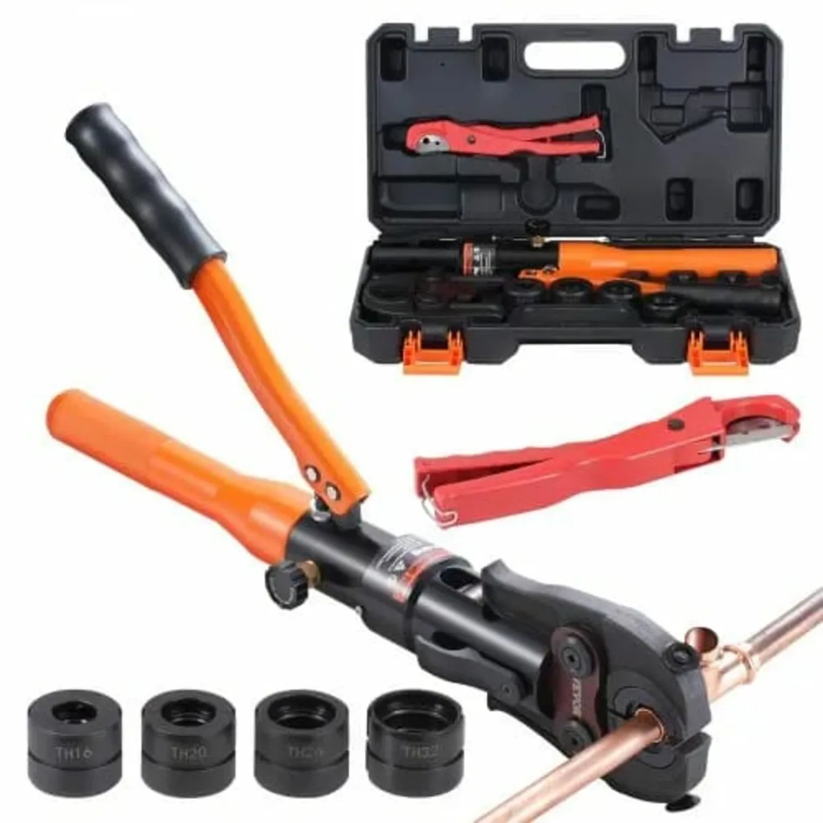 Copper Tube Fittings Hydraulic Pipe Crimping Tool, - Image 1