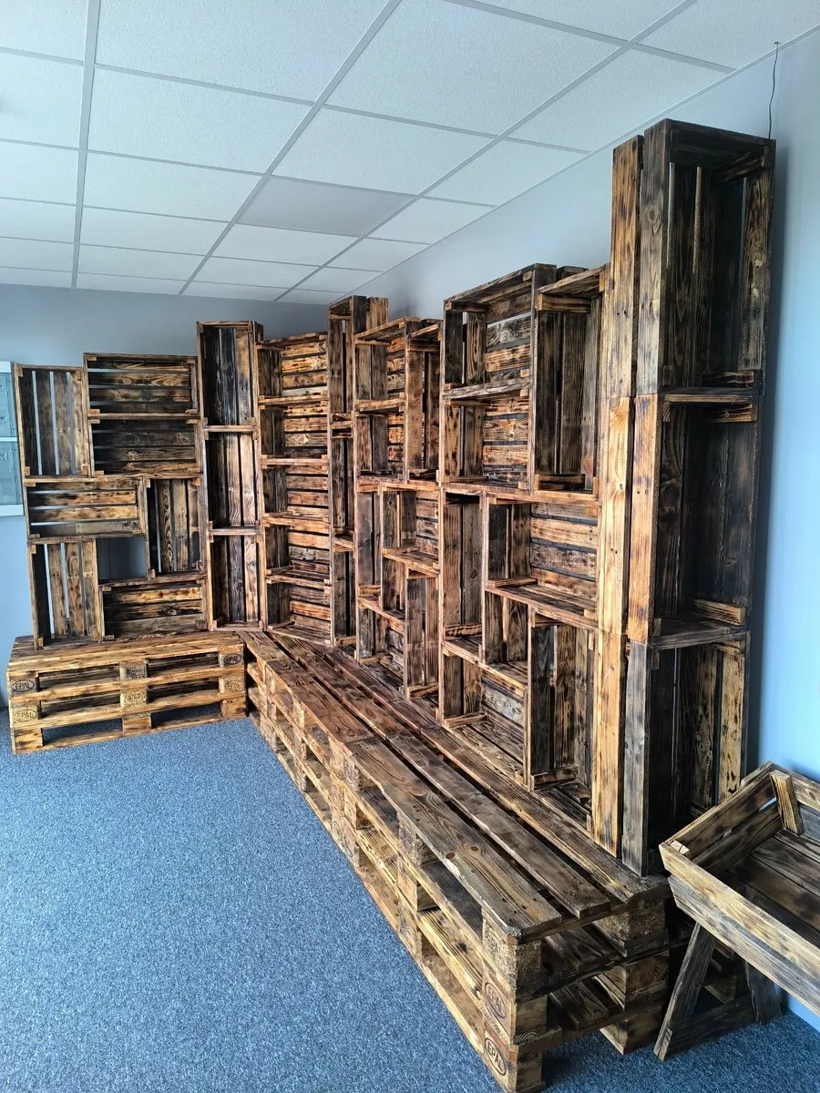 Torched & Varnished EPAL Euro Pallets €30 each - Image 2