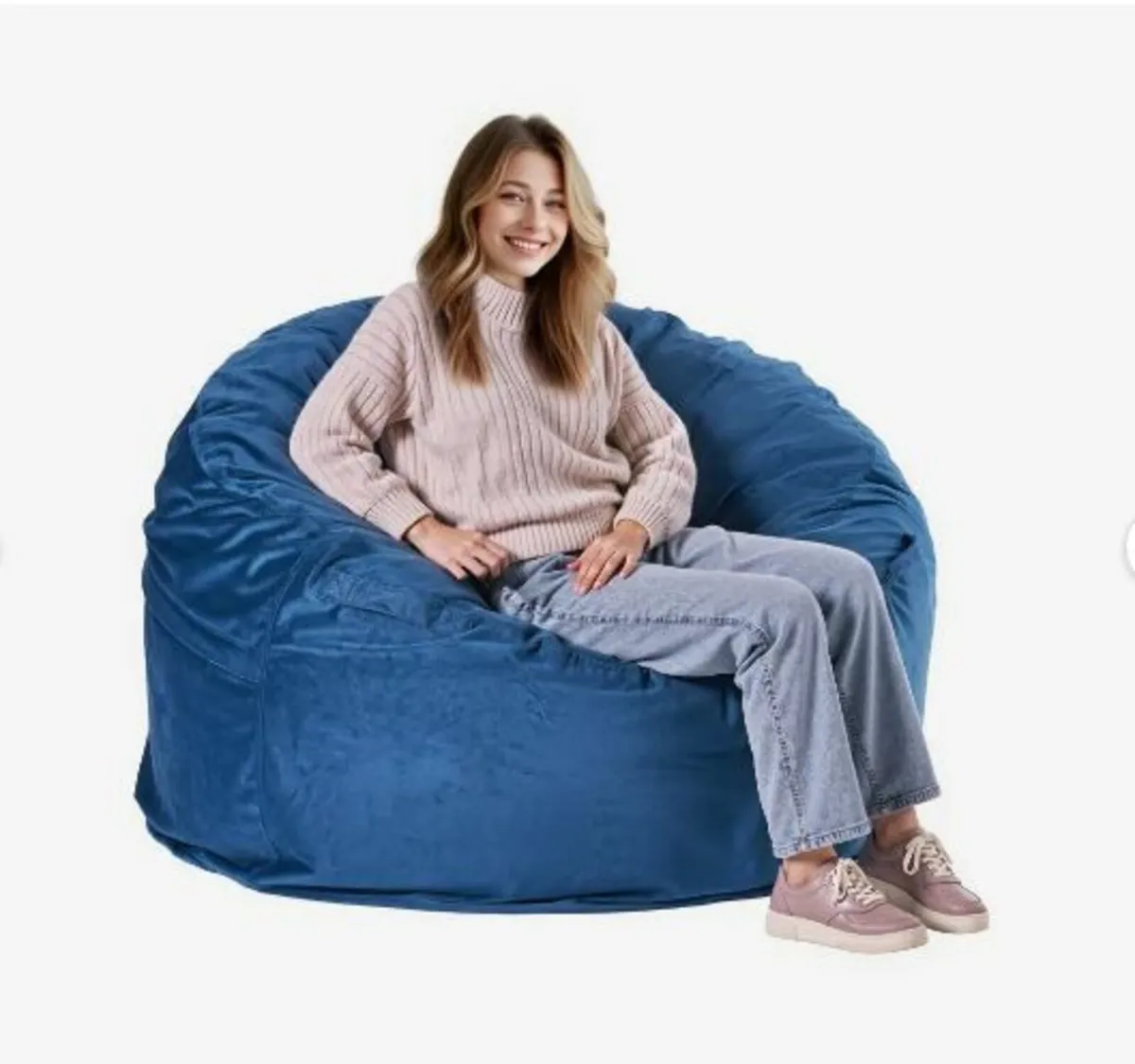 Bean Bag Chair, Round BeanBag Chair - Image 1