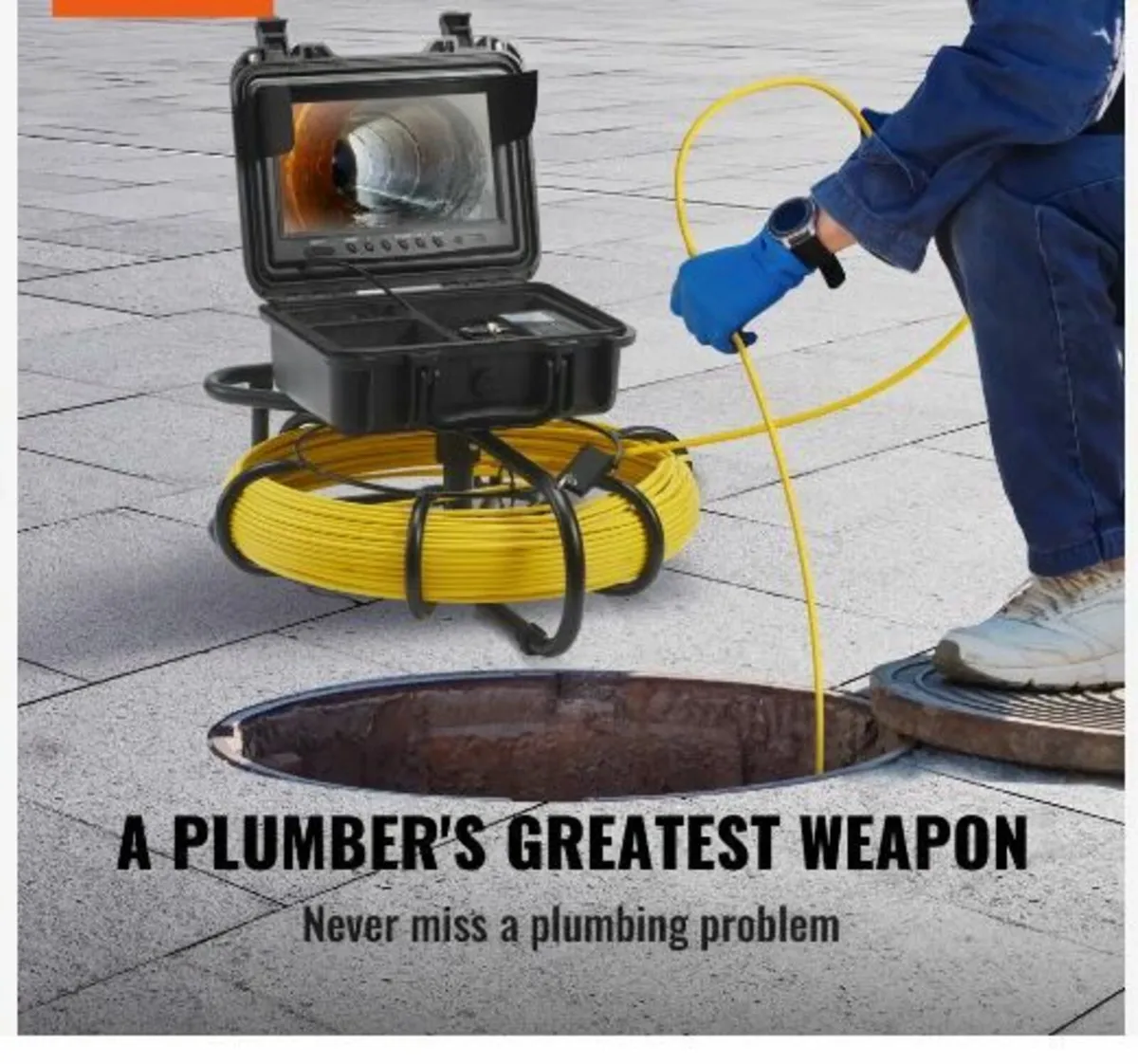 Sewer Camera Pipe Inspection Camera 22.9 cm - Image 3