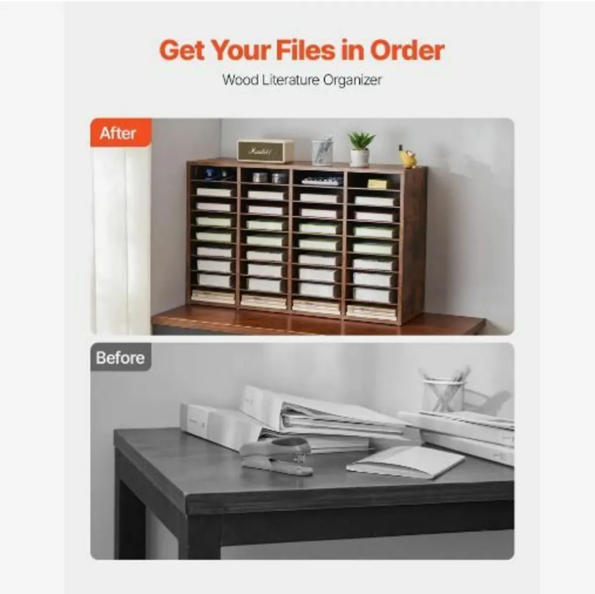 Literature Organizer, 36 Compartments Office - Image 2