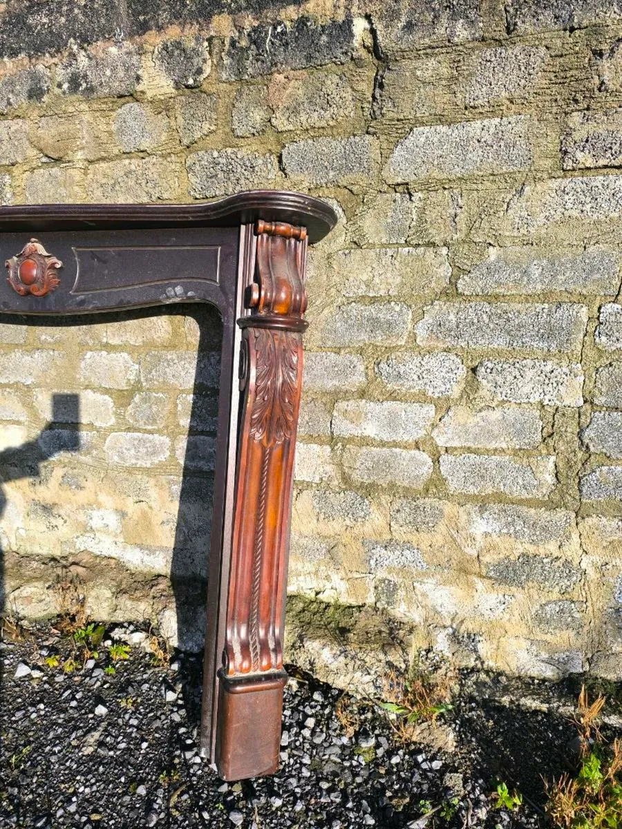 Mahogany fire place - Image 2
