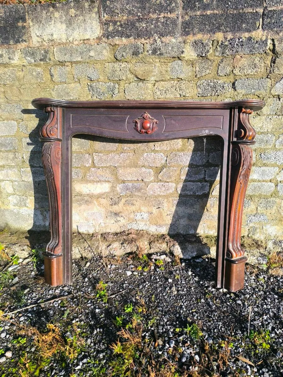 Mahogany fire place - Image 1