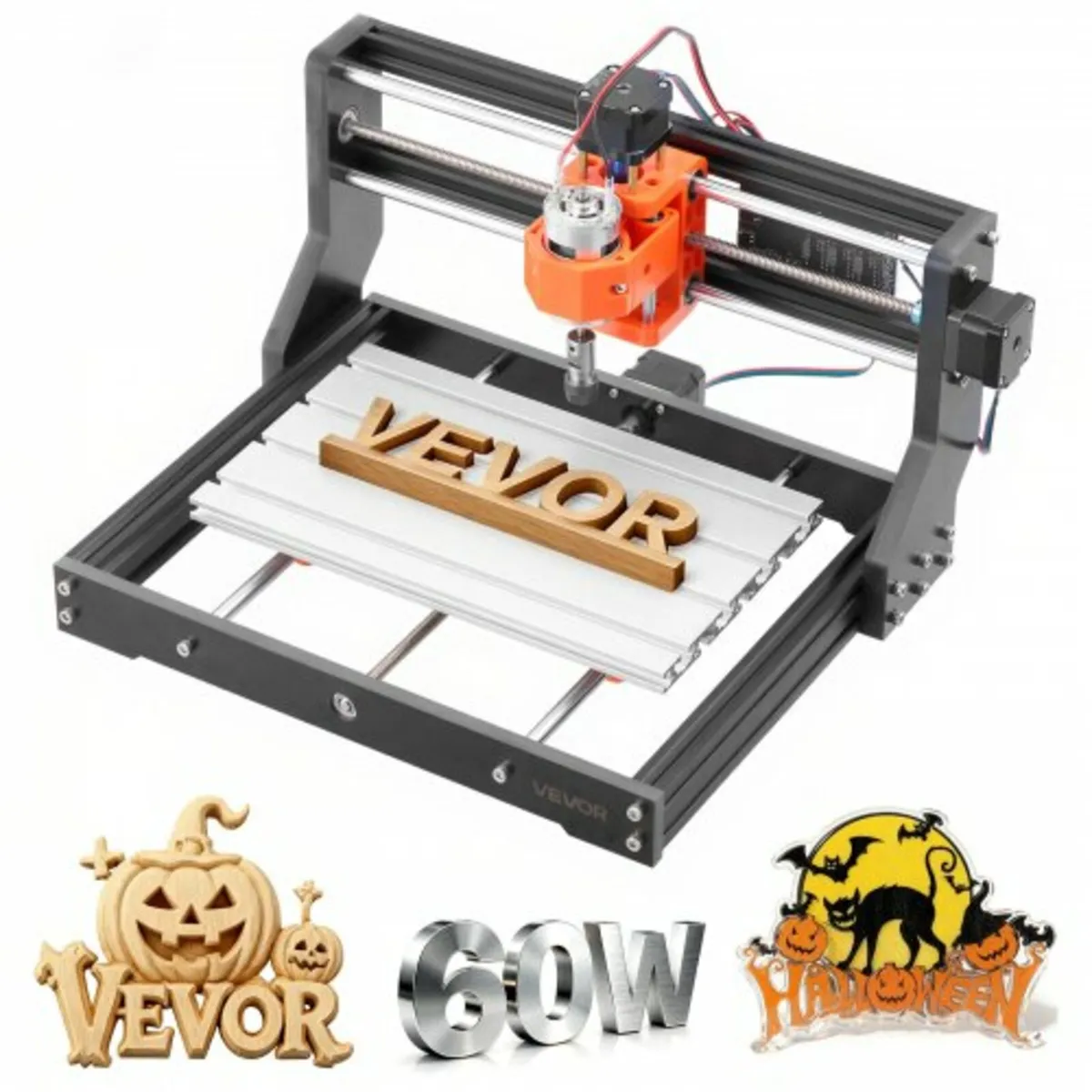3018 CNC Router Machine, 60W Spindle, 3-Axis Wood - Image 1