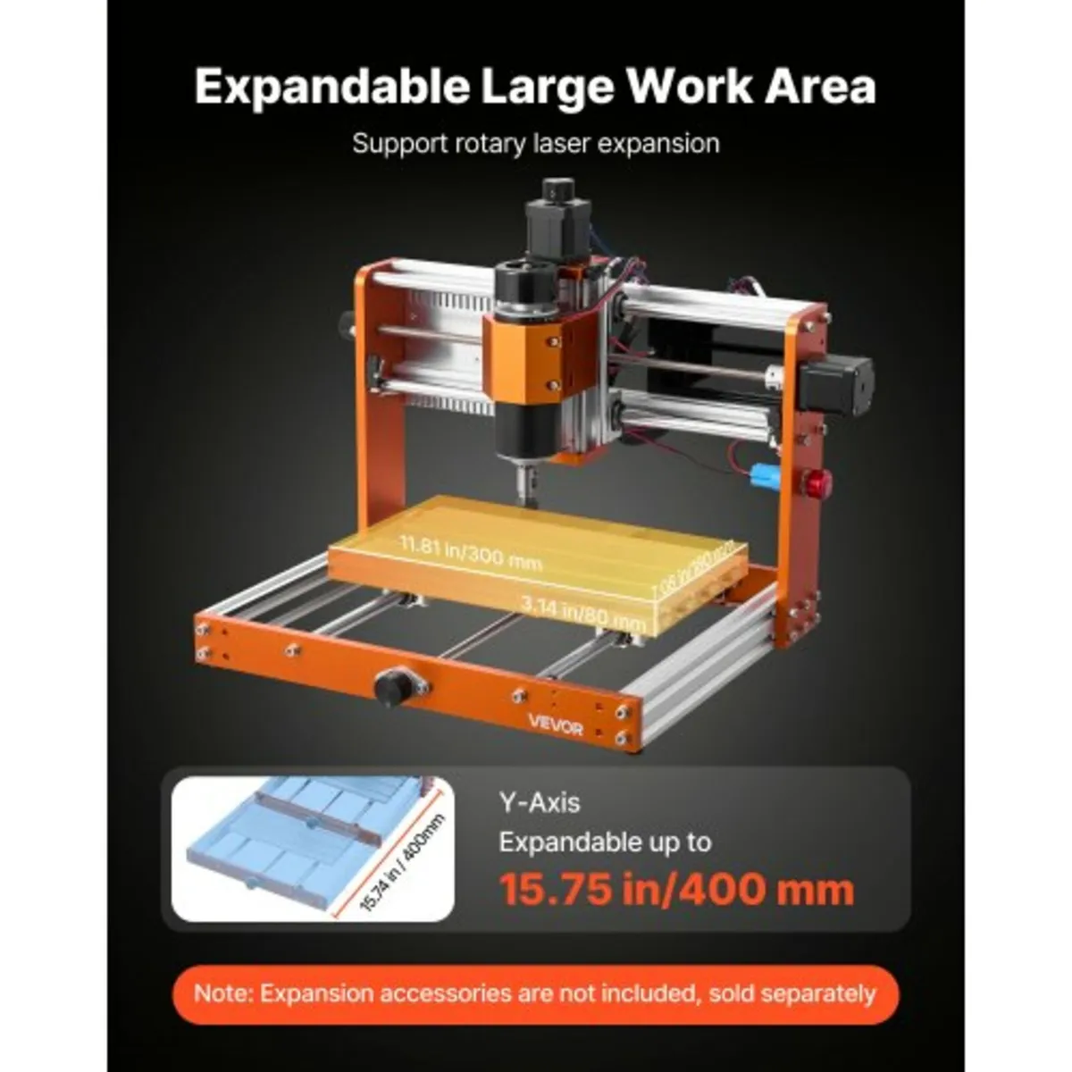 3018 CNC Router Machine, 60W Spindle, 3-Axis Wood - Image 3