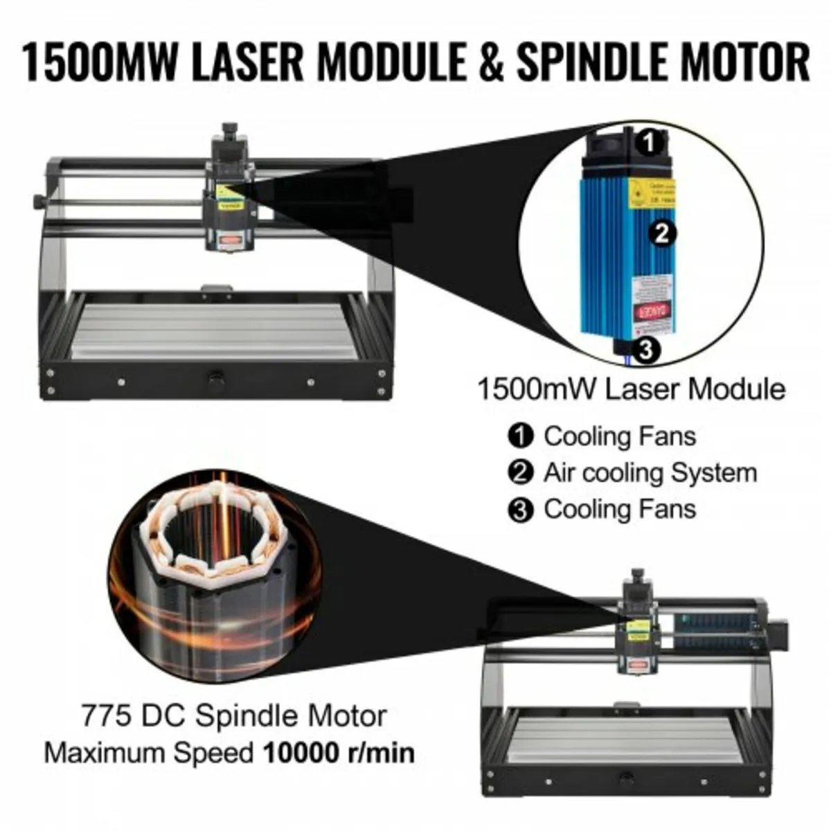 Engraving Machine 300×180×45 mm CNC Router CNC 301 - Image 2