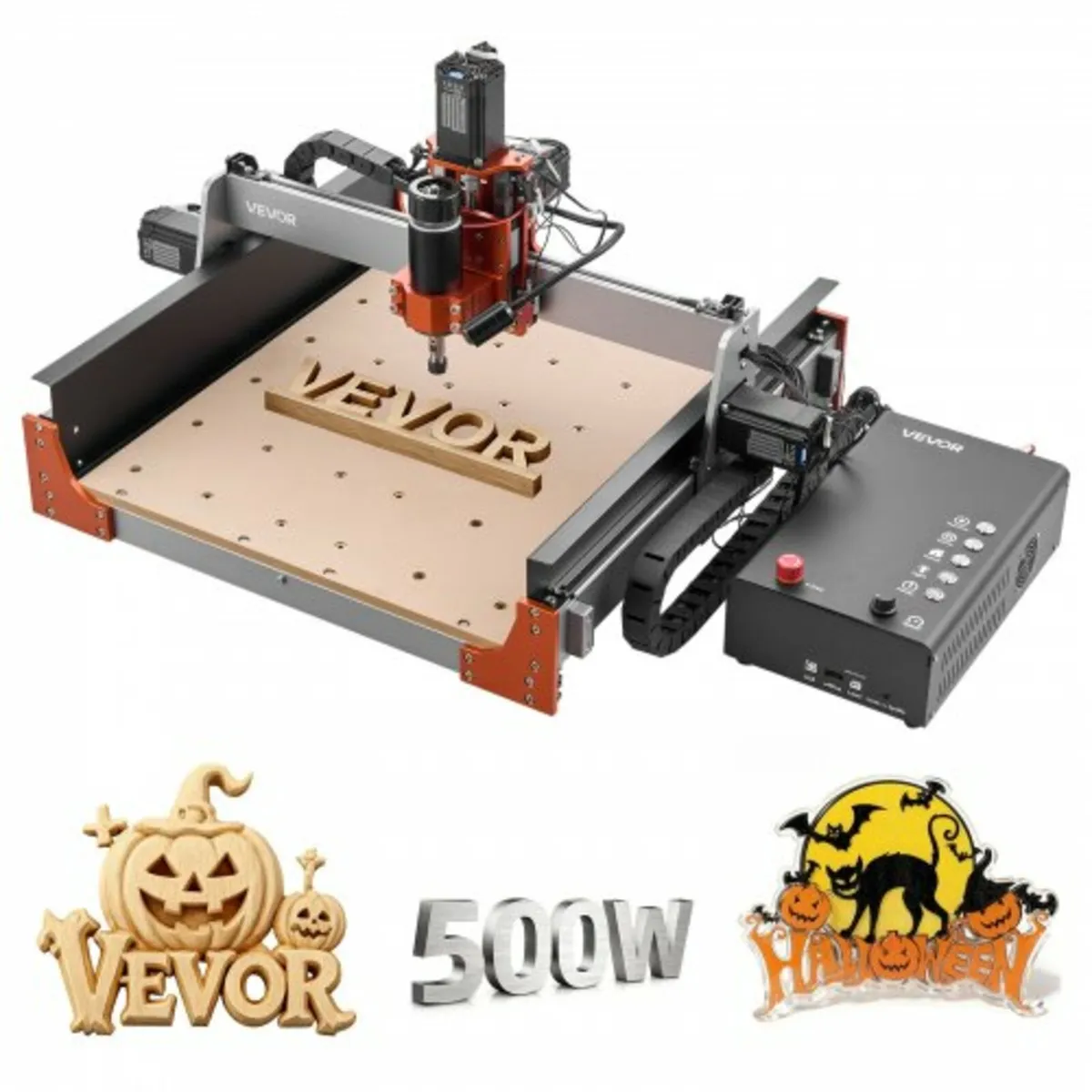 CNC Router Machine, 500W Spindle, 3-Axis Wood Engr - Image 1