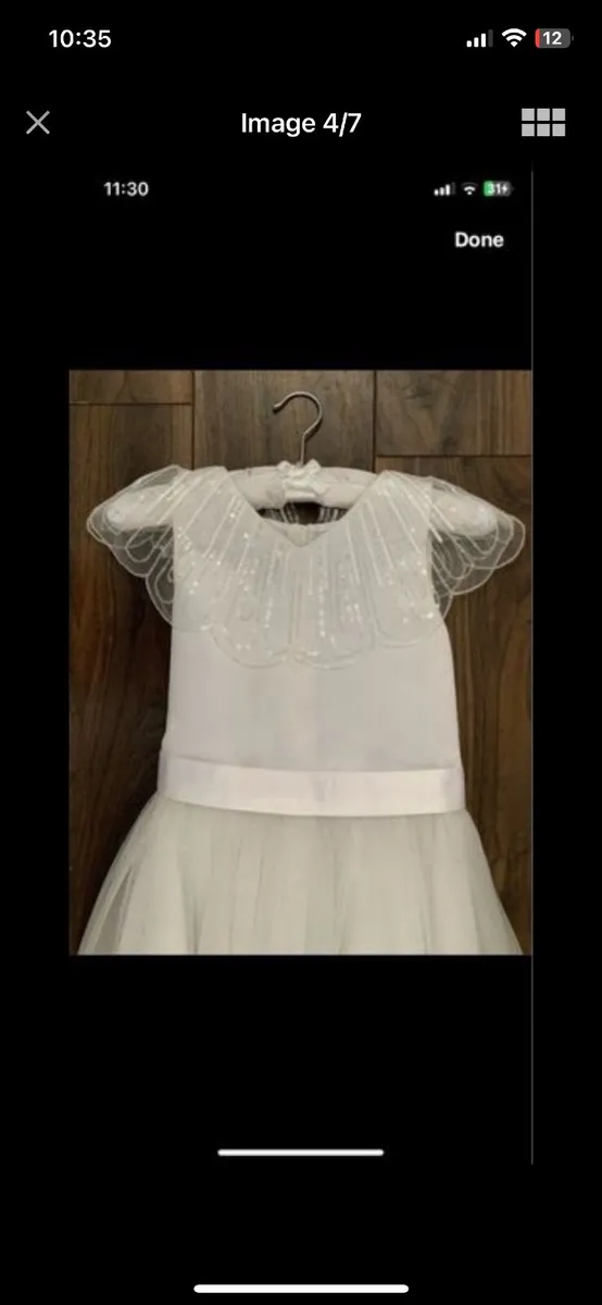 Debenhams Communion Dress: 9-11yrs (labelled 11yrS - Image 1