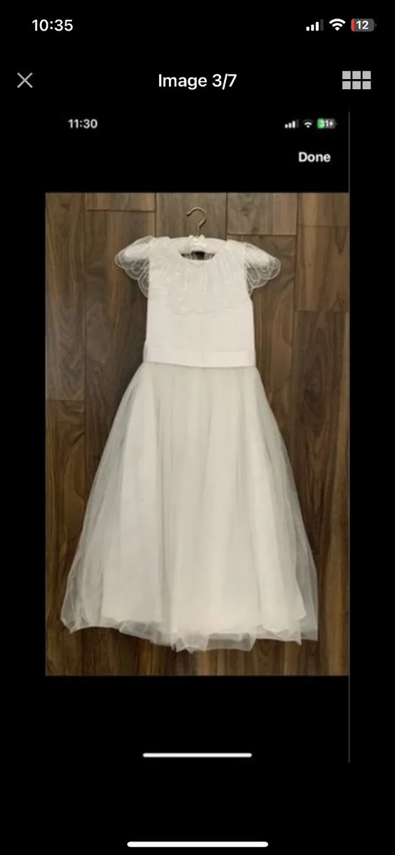 Debenhams Communion Dress: 9-11yrs (labelled 11yrS - Image 4