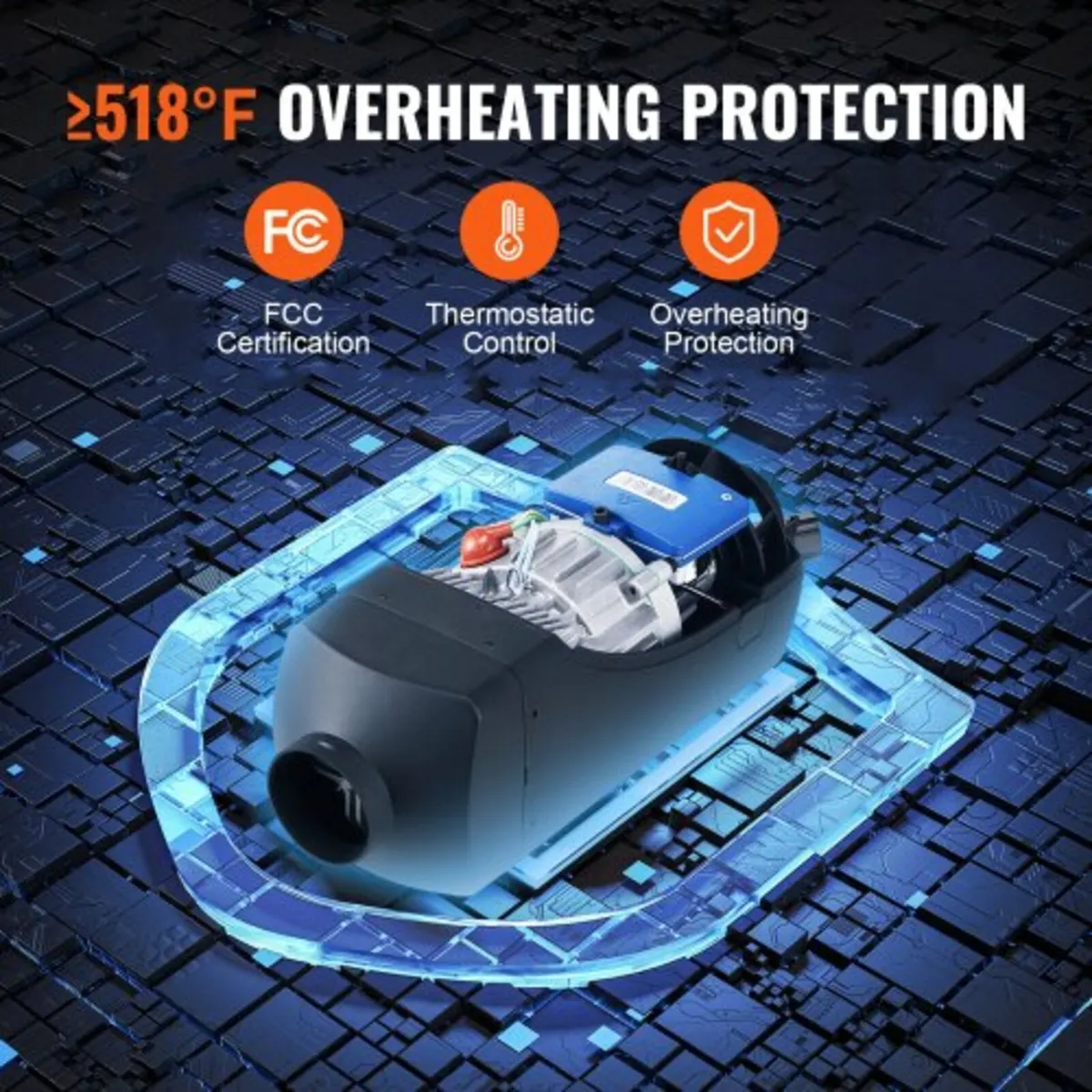 Bluetooth App Control Diesel Air Heater, 12V 2KW D - Image 4