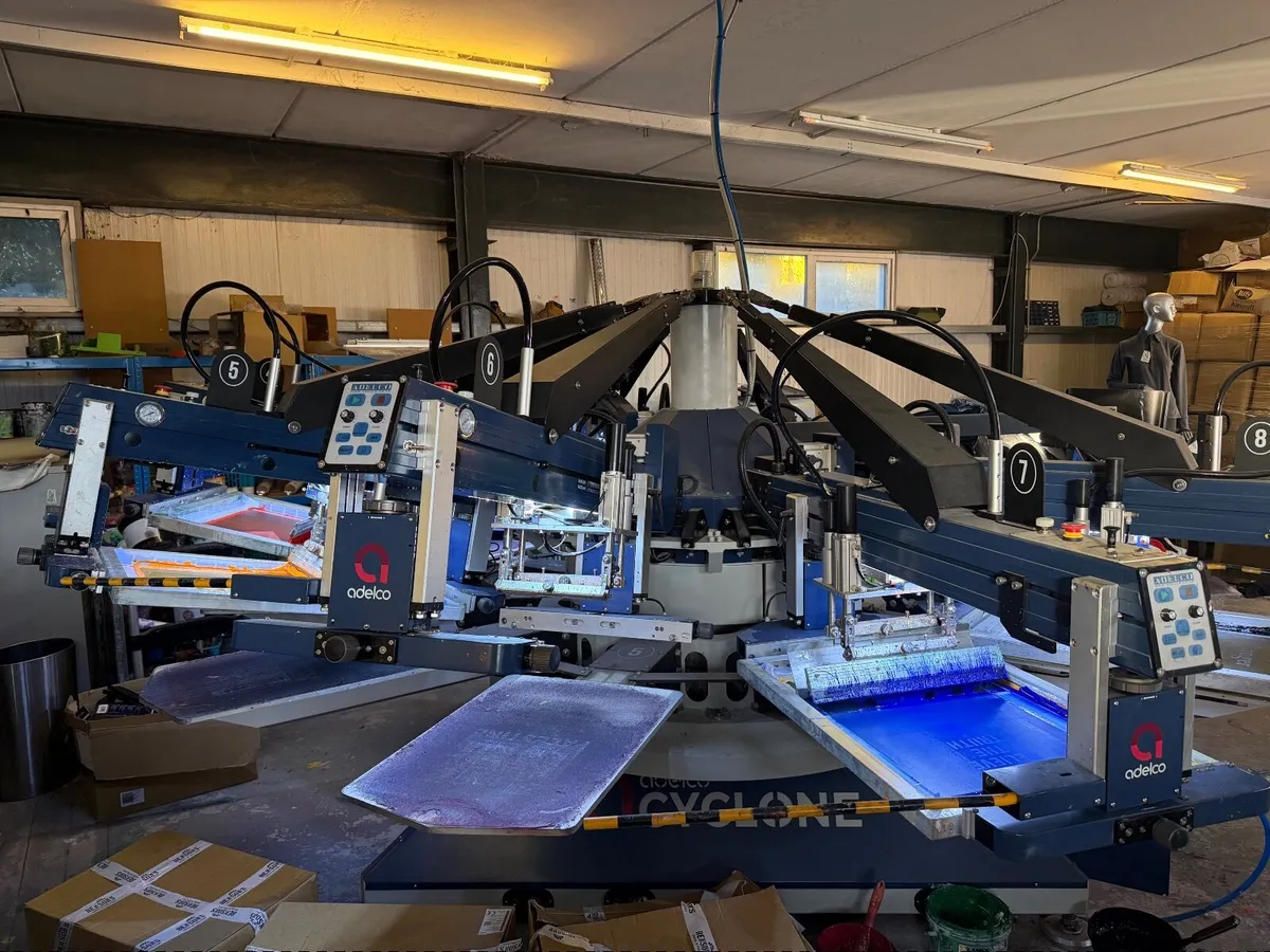Screen Printing Machine Cyclone Adelco - Image 1