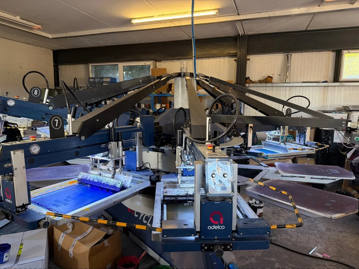 Screen Printing Machine Cyclone Adelco - Image 4
