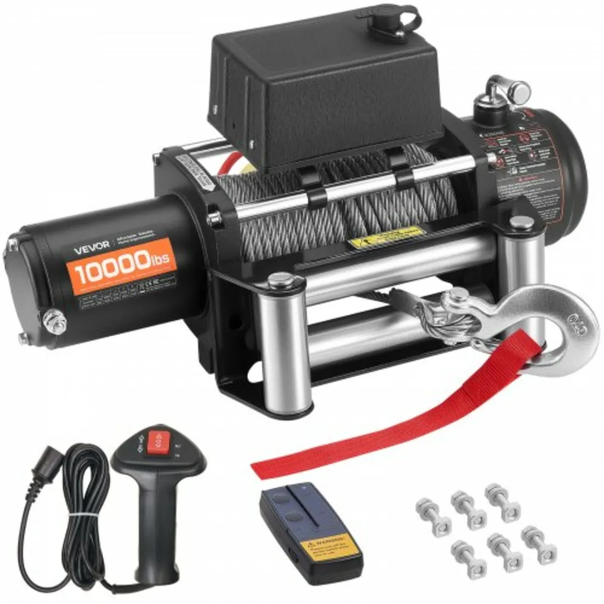 Electric Winch, 4500 kg Load Capacity, 12V DC Truc - Image 1