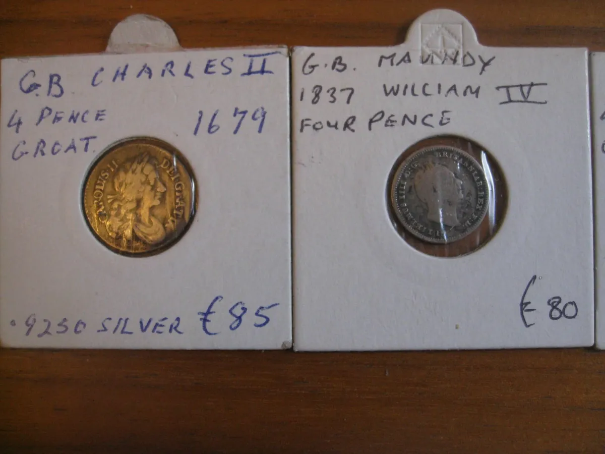 Great Britain 4 Pence Coins - Various Prices - Image 2