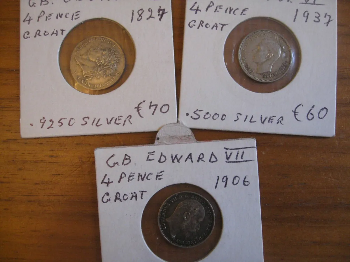 Great Britain 4 Pence Coins - Various Prices - Image 4