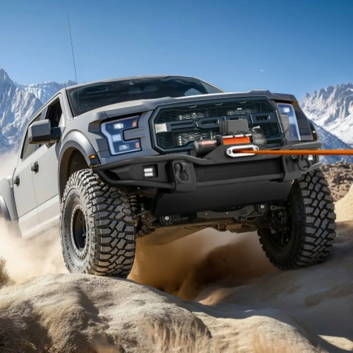 Electric Winch Truck 6123.5 kg Synthetic Rope Wate - Image 3