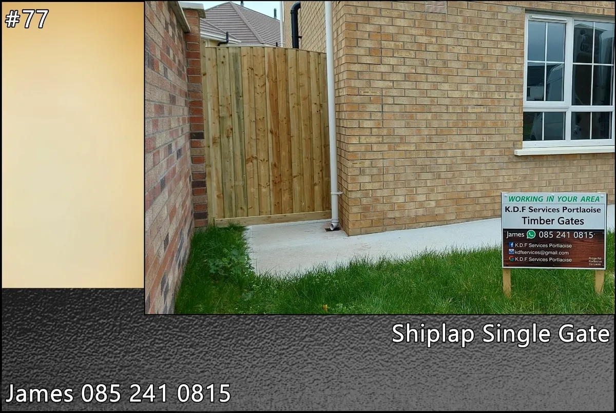 Timber Gates Free Installation - Image 1